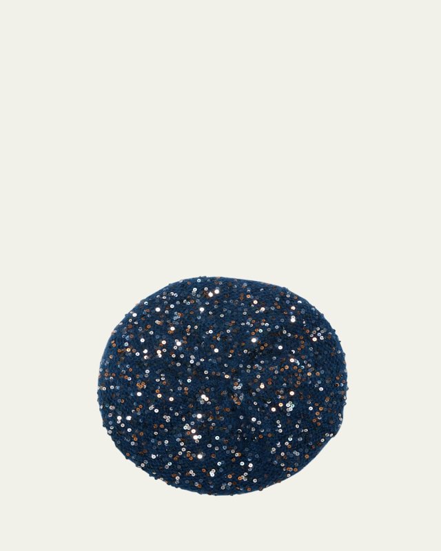 Sequin Knit Beanie